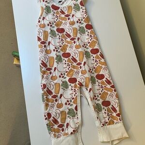 Monica + Andy Charcuterie Print Romper